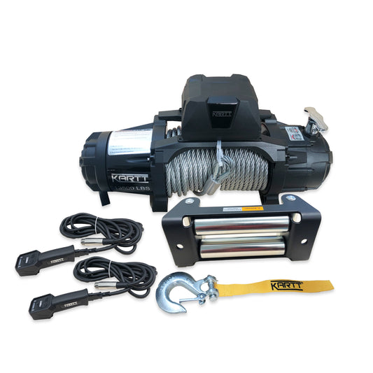 13500 lbs 12v Electric Winch Steel Wire EN Certified