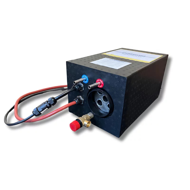 Off Grid Campervan Water Heater by Pundmann – 6 litre Air Combi +12V 200W + 230V 500W