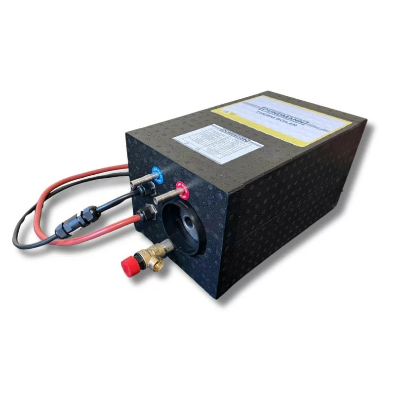 Off Grid Campervan Water Heater by Pundmann – 6 litre Air Combi +12V 200W + 230V 500W