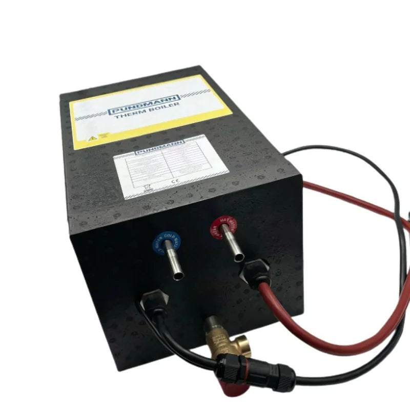 Off Grid Campervan Water Heater by Pundmann – 6 Litre Twin Rod 12V 200W + 230V 500W