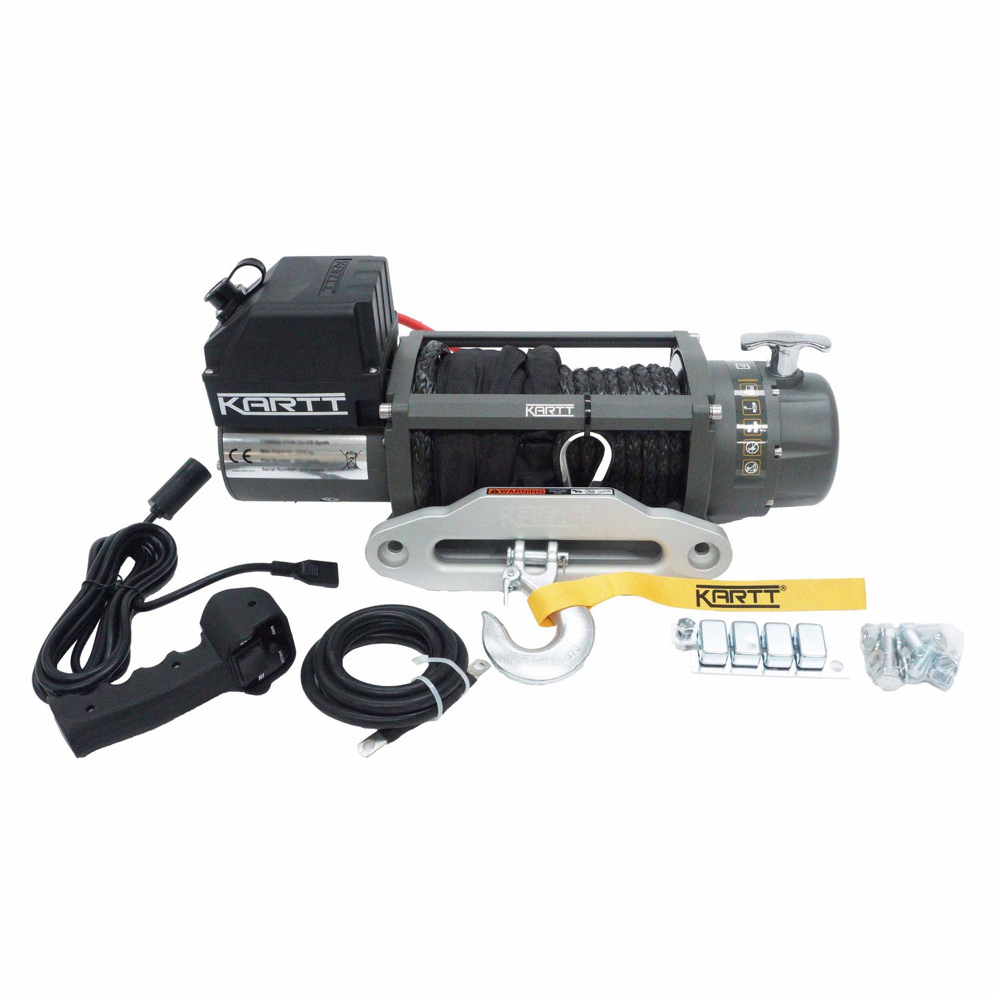 11500 lbs 12v Electric Winch Synthetic Rope