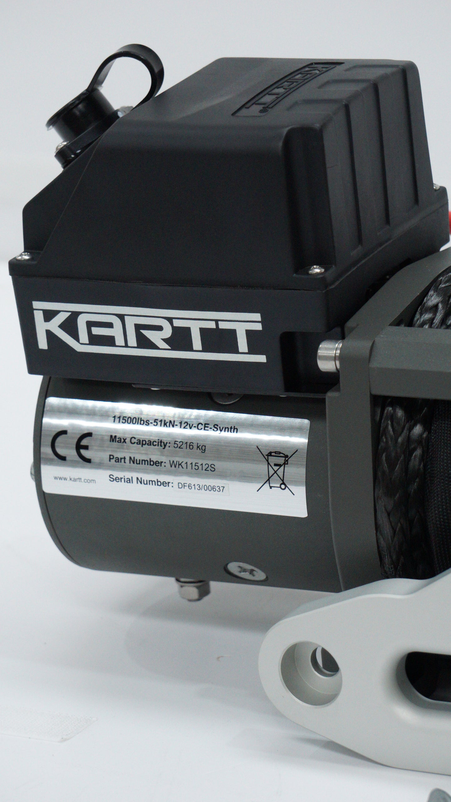 11500 lbs 12v Electric Winch Synthetic Rope