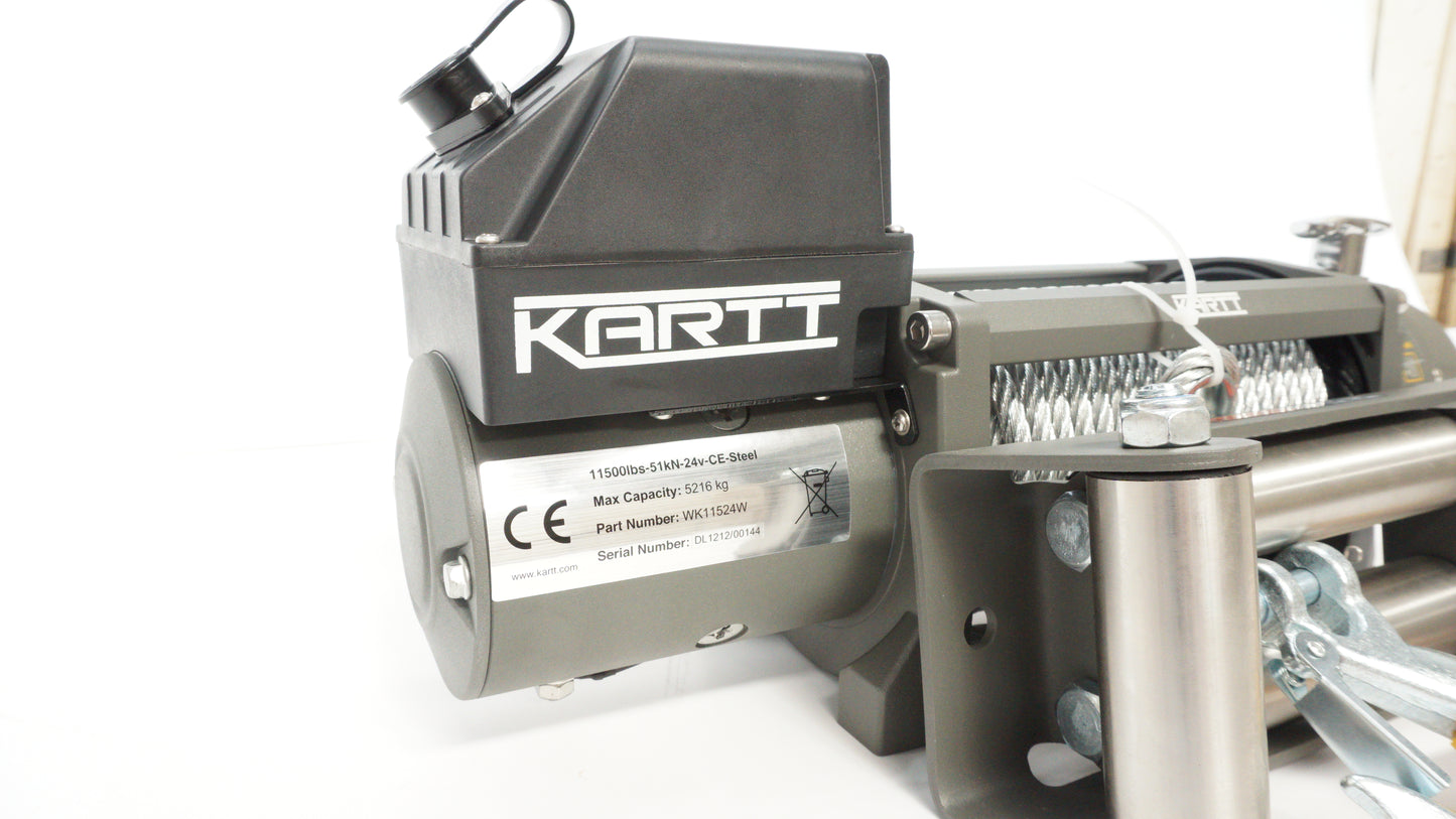 9500 lbs 12v Electric Winch Steel Wire
