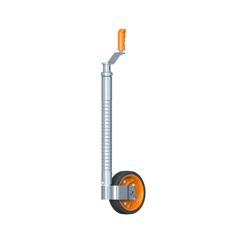 48mm Jockey Wheel - Ribbed Turn-Lok - Max Nose Weight 300 kg