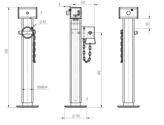 KARTT Side Winding Jack Kartt KPJ535