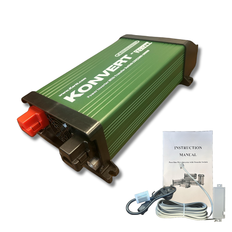 Konvert by KARTT - 1kW Inverter with removable screen