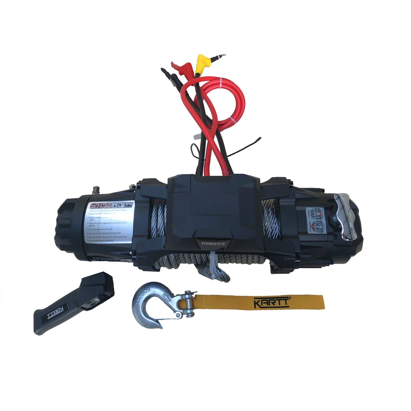 13500 lbs 12v Electric Winch Steel Wire EN Certified
