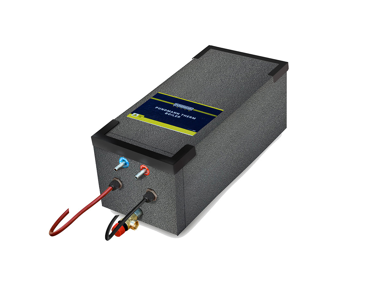 Pundmann Off Grid Campervan Water Heater 10L Twin Rod 12V and 230V