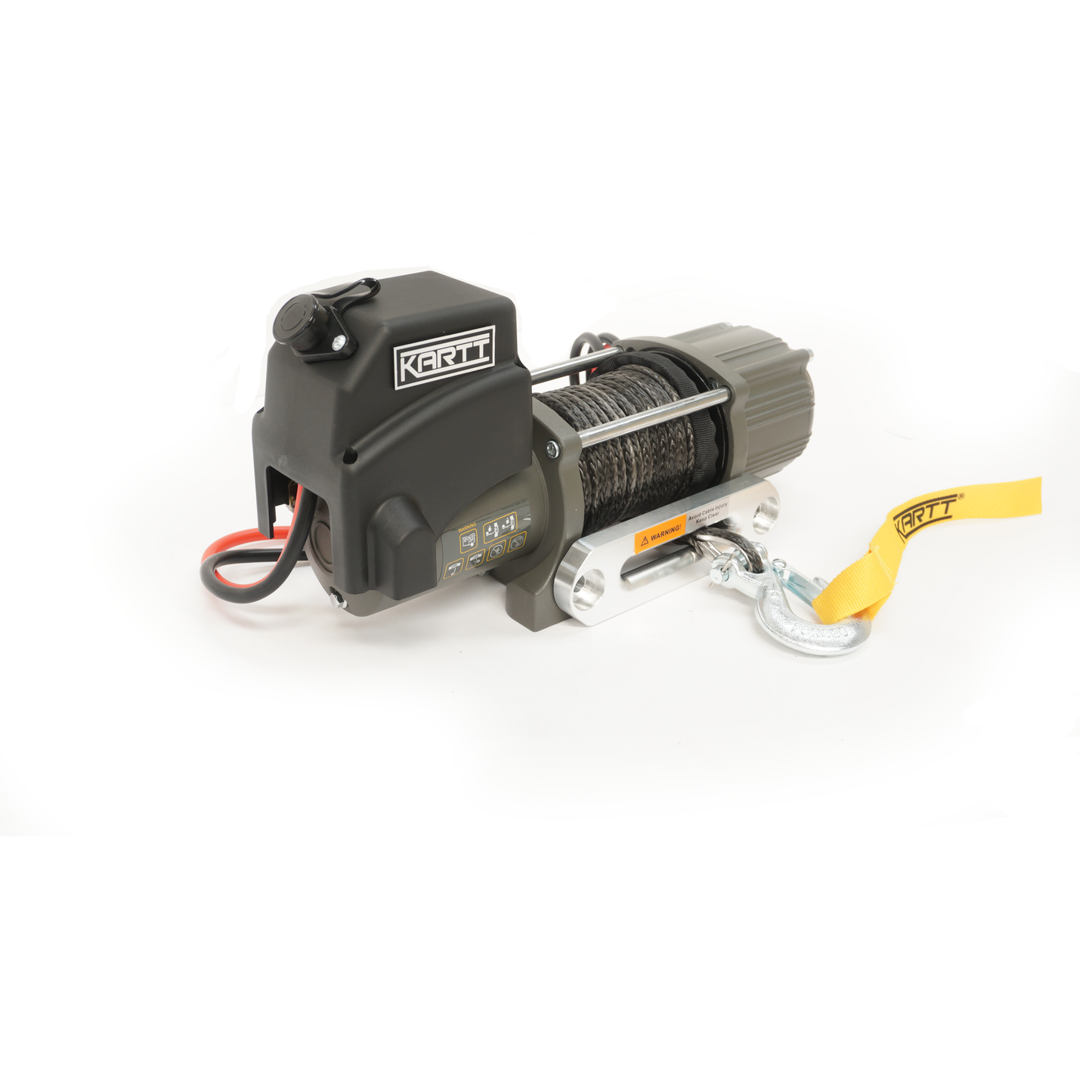 4500 lbs 12v Electric Winch with Synthetic Rope