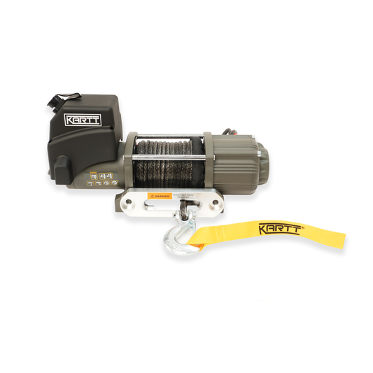 4500 lbs 12v Electric Winch with Synthetic Rope