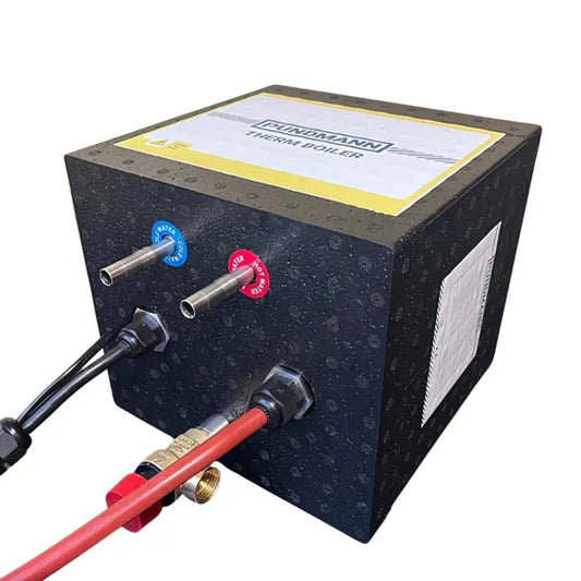 Pundmann off grid campervan water heater 3L twin rod 12V and 230V