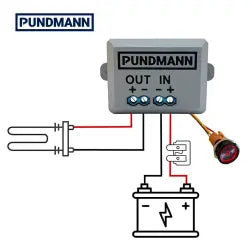 PUNDMANN 12V Relay Control & Single Switch