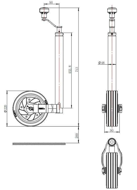 The Ultimate Caravan Jockey Wheel