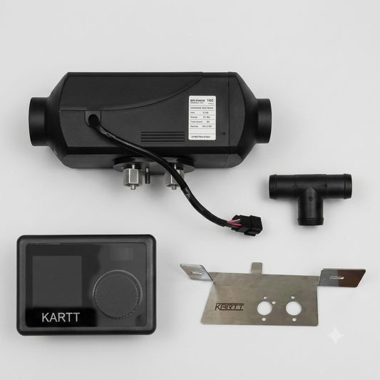 KARTT ABM Sleep Easy Diesel Heater 2kW, VW T5/6 Comprehensive Installation Kit with Smart Controller and Fob