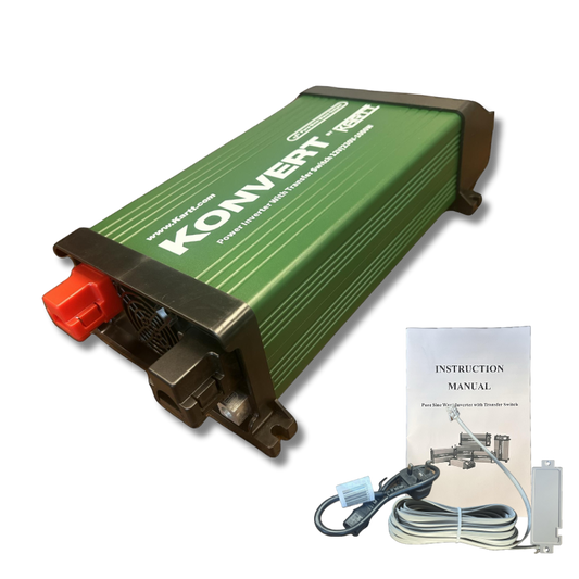 Konvert by KARTT - 1kW Inverter with removable screen