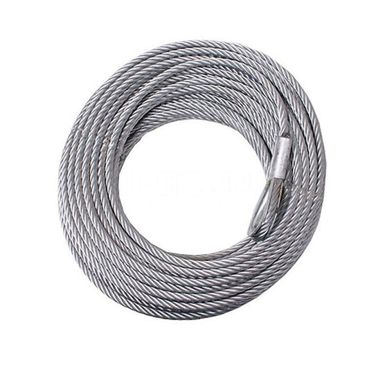 Steel Wire Rope for 11,500lb winch -     without carabiner hook