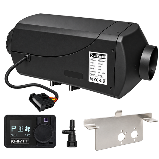 KARTT 2kW ABM 12V Diesel Heater VW T5/T6 Kit